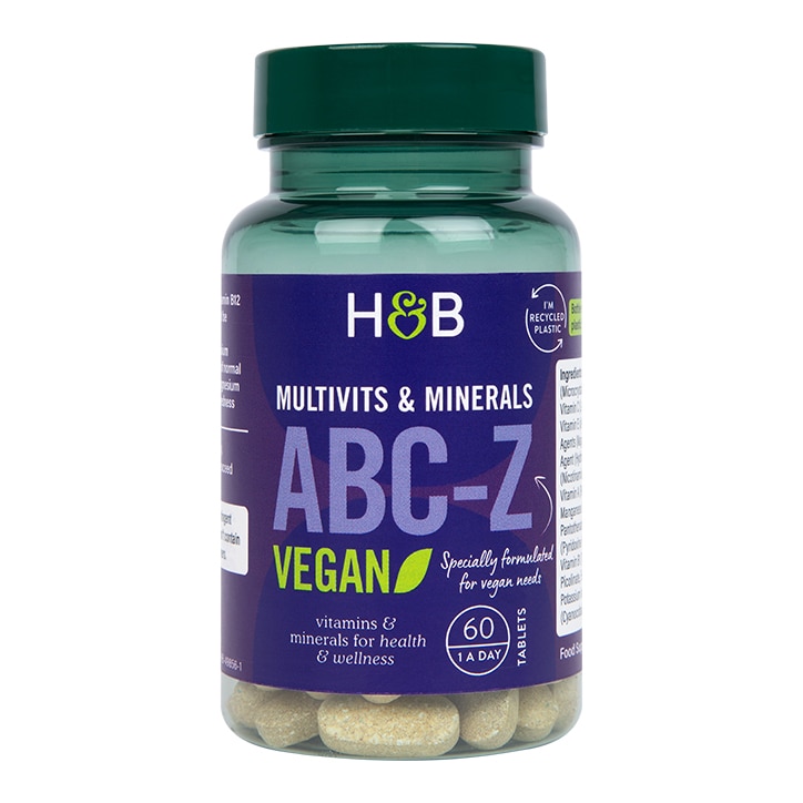 Holland & Barrett ABC to Z Vegan Multivitamins 60 Tablets